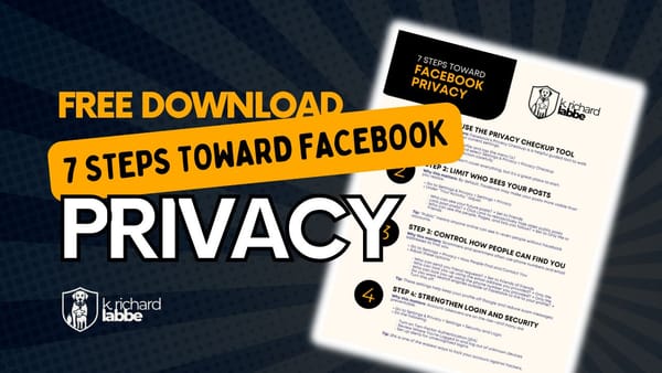 Free Download: Facebook Privacy Settings Checklist
