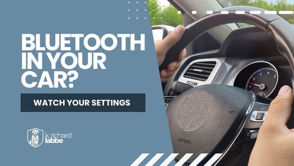 Bluetooth in Your Car? Watch Your Settings